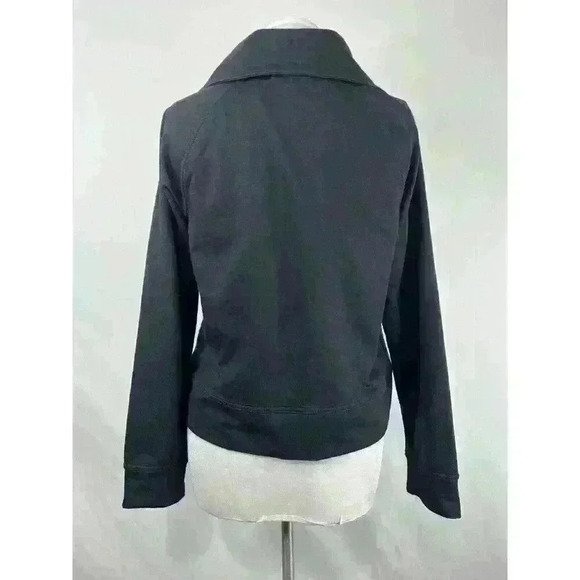 L-RL Ralph Lauren Active Zip Front Jacket Size M Black - Picture 2 of 12